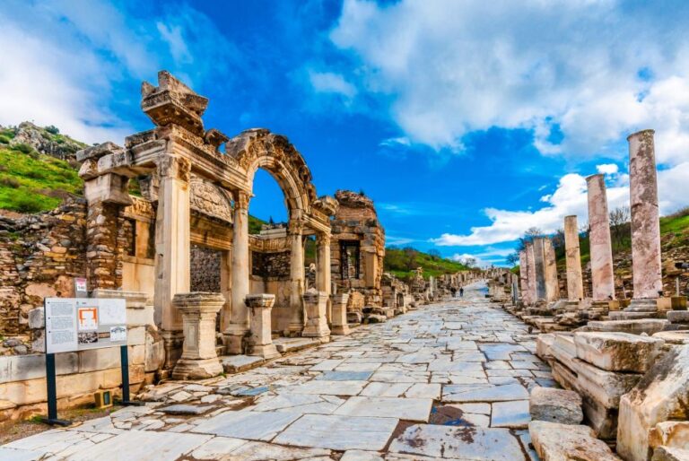 Kusadasi Port: All Inclusive Ephesus Tour (skip The Line) Exploring The Ruins Of Ephesus