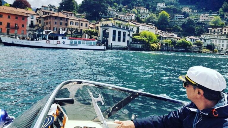 Lake Como 4 Hours Private Boat Tour Groups Of 1 To 7 People Tour Overview