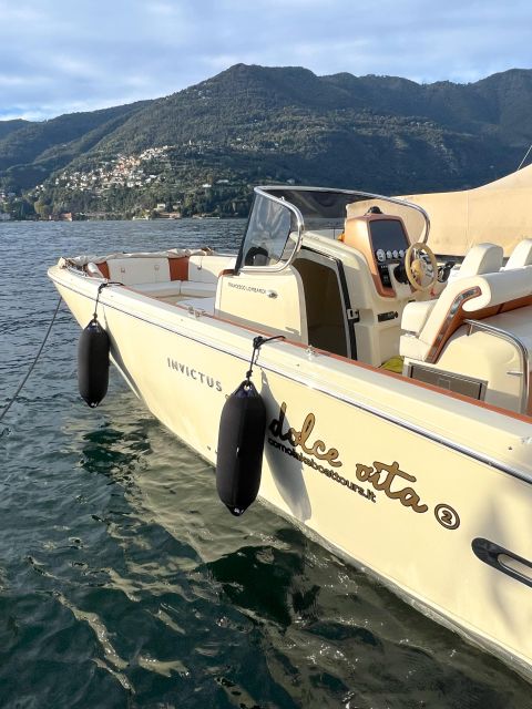 Lake Como: Grand Private Tour 5 Hours Invictus Boat - Tour Overview