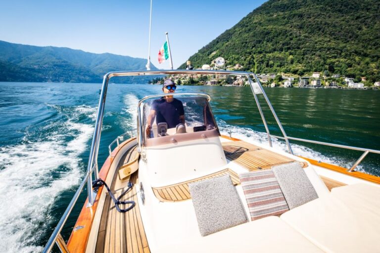 Lake Como: Villas & Gardens SpeedBoat Private Tour