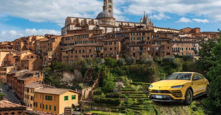 Lamborghini Tour: Siena and San Gimignano Tour From Florence