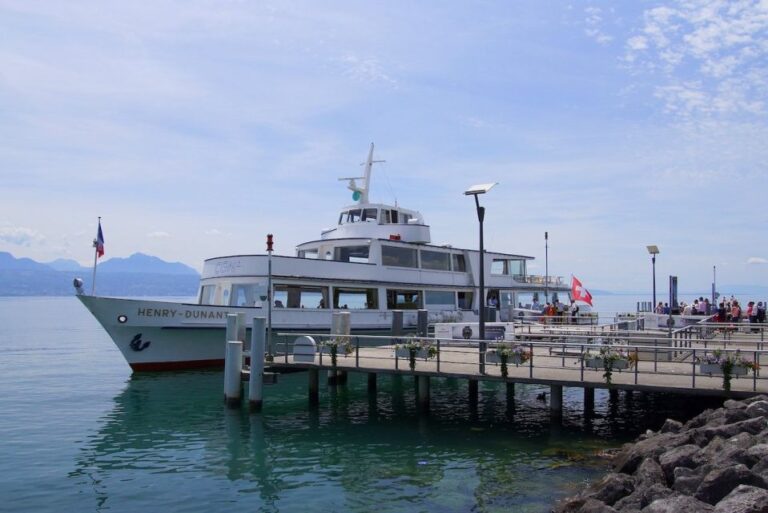 Lausanne: 2 Hour Lake Geneva Cruise Along Lavaux Vineyards Overview Of The Lake Geneva Cruise