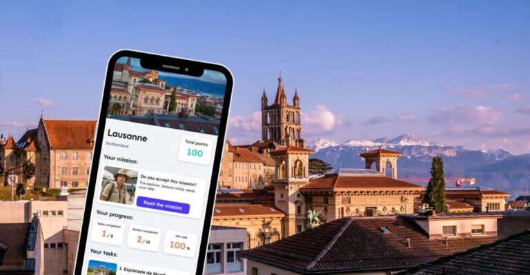 Lausanne: Exploration Game And City Tour On Your Phone Explore Lausannes Highlights