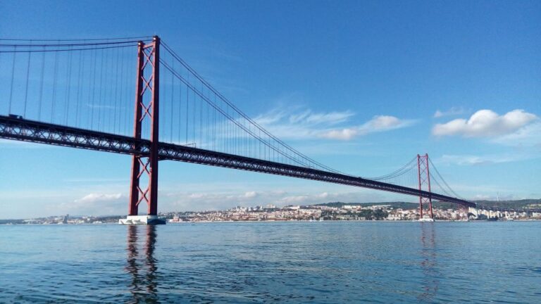 Lisbon: Private Yacht Tour Along Coast With Guided Tour Exploring Lisbons Coastal Scenery