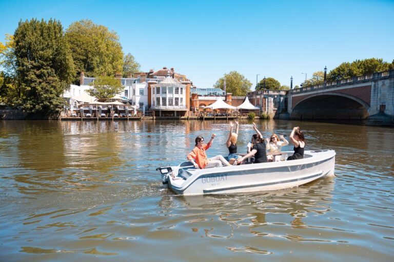 London: Goboat Rental In Kingston Upon Thames Pricing And Booking Details