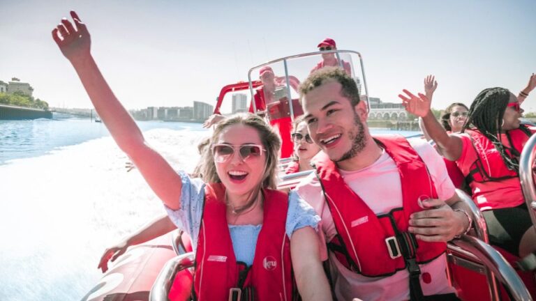 London: River Thames Speed Boat Tour Adrenaline Pumping Speedboat Adventure