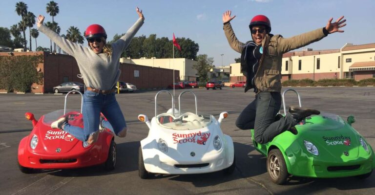 Los Angeles: 1 Hour Mini Car Guided Adventure Ride You Drive Activity Overview