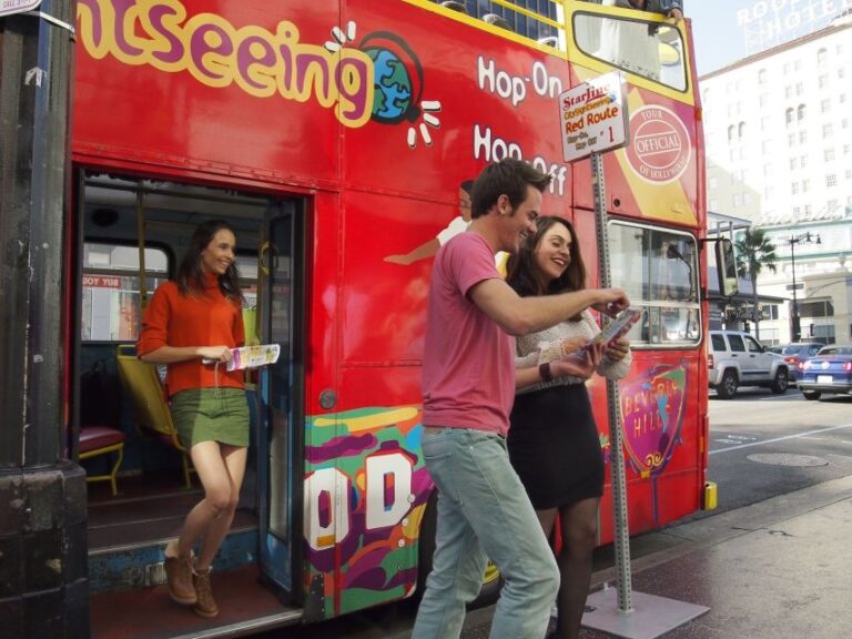 Los Angeles: Sightseeing Hop On Hop Off Bus With Audio Guide Tour Experiences And Pricing