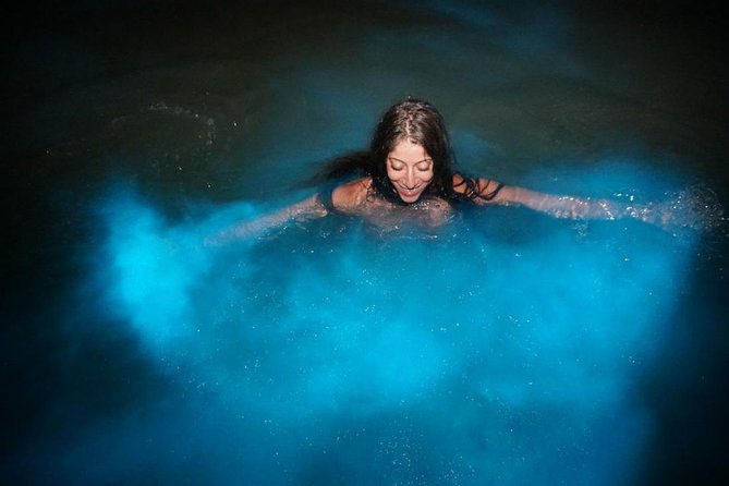 Luminous Lagoon (glistening Waters) Night Tour Phosphorescent Phytoplankton In The Waters