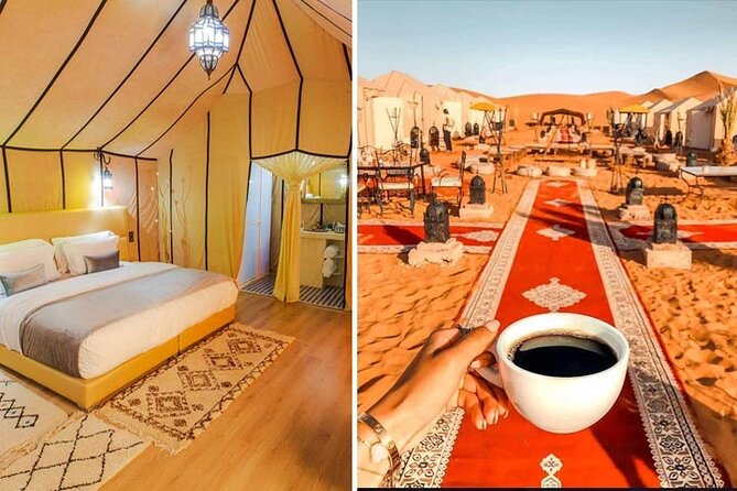 Luxury Camp 3 Days Desert Trip Marrakech To Merzouga & Camel Trek Included Amenities And Activities