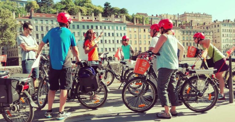 Lyon: 3-Hour Guided E-Bike Tour With a Tasting Break