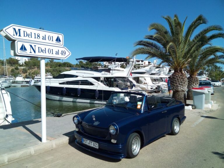 Mallorca: Private Trabant Convertible Tour With Craft Beer Tasting