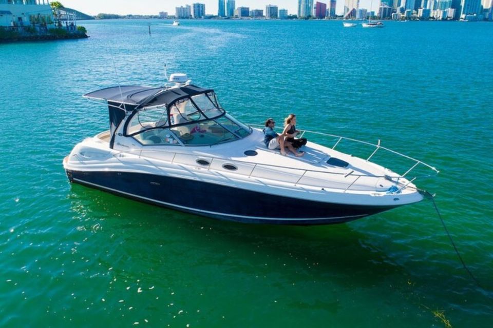 Miami: 37-Foot Sundancer Boat Rental