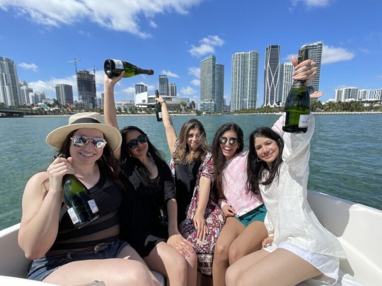 Miami Beach: Private Boat Tour With Captain And Champagne Overview Of Miami Beach Boat Tour