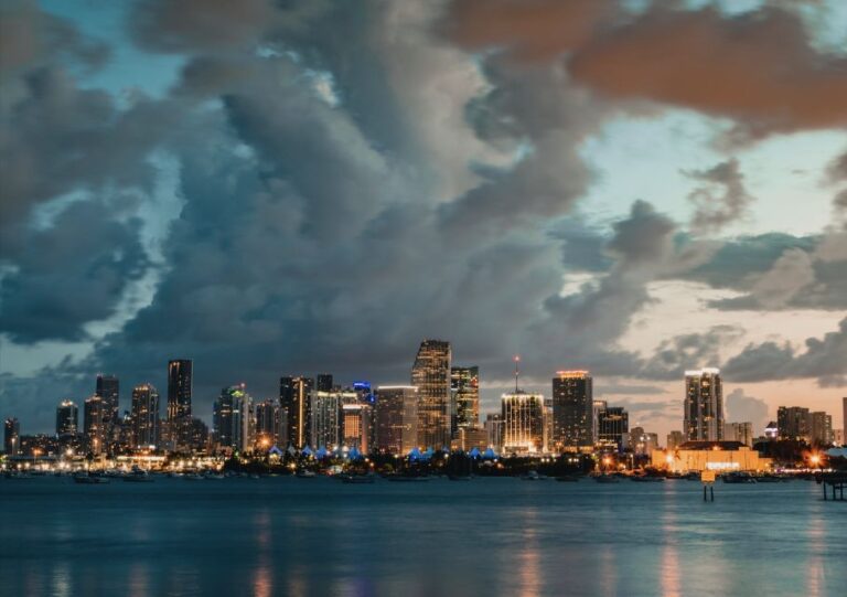 Miami Beach: Romantic Private Plane Tour With Champagne Breathtaking Miami Beach Coastline Views