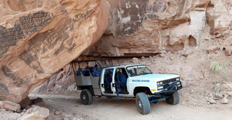 Moab: 3 Hour Scenic 4x4 Off Road Adventure Activity Details