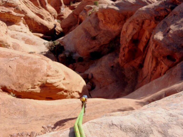 Moab: Morning Or Afternoon Half Day Rappelling Tour Activity Highlights