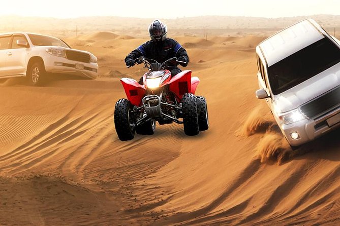 Morning Dune Bashing, Including Camel Riding And Sand Boarding From Dubai Thrilling Dune Bashing Experience