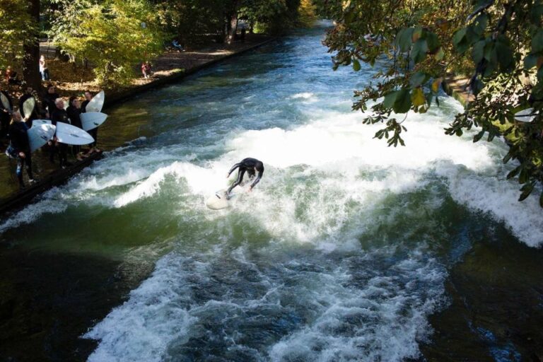 Munich: One Day Amazing River Surfing Eisbach In Munich Location And Description Of Eisbach