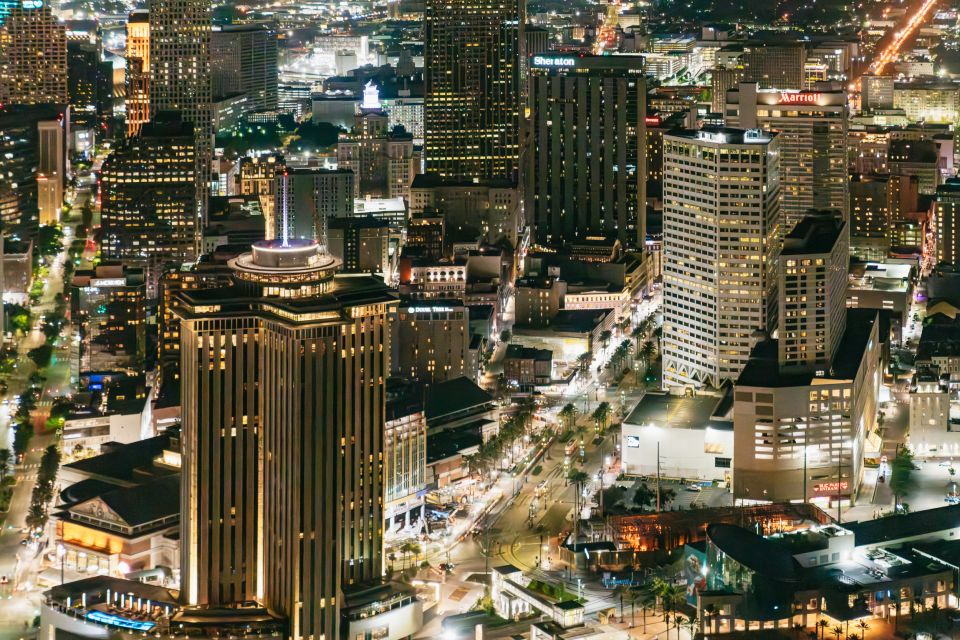 New Orleans: City Lights Helicopter Night Tour - Tour Duration and Route