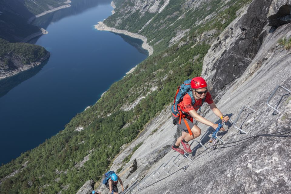 Odda: Full-Day Trolltunga Hiking, and Climbing Tour - Overview of the Tour