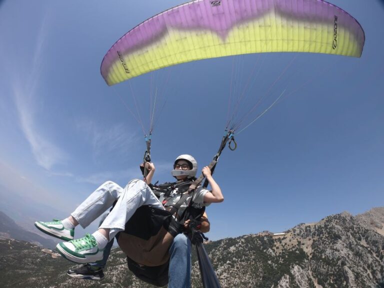 Oludeniz: Blue Lagoon Paragliding Flight Fethiye Overview Of The Experience