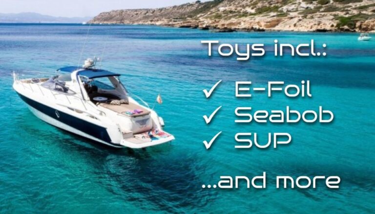 Palma: Sea Toys Yacht Adventure Ticket Including E Foil Etc. Overview Of Sea Toys Yacht Adventure