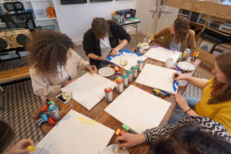 Paris: Graffiti On Canvas Workshop At An Art Studio Activity Details