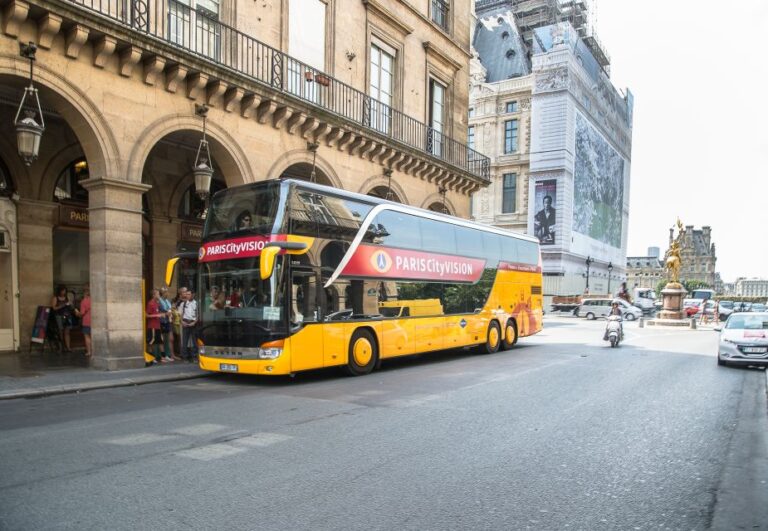 Paris: Openair Double Decker Bus Audio Guided City Tour Tour Overview