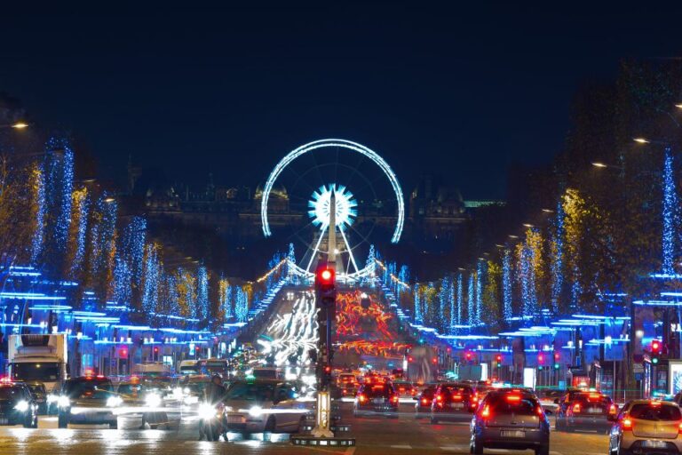 Paris: Panoramic Night Tour With Audio Guide And Host Tour Overview