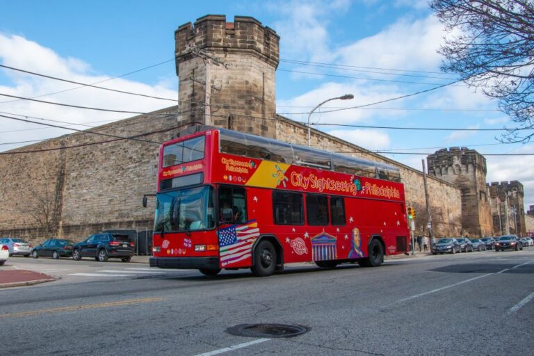 Philadelphia: Hop On Hop Off Bus Flex Pass & Campos Steak Tour Highlights