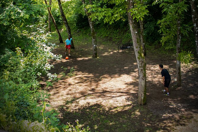 Picnic Area With Barbecue Equipment In Capranica (vt) Location And Access