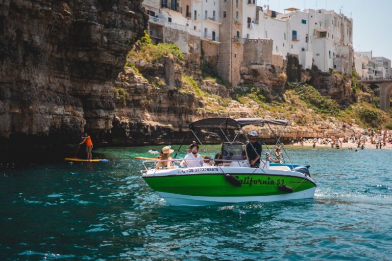 Polignano A Mare: Private Speedboat Cave Trip With Aperitif Tour Overview