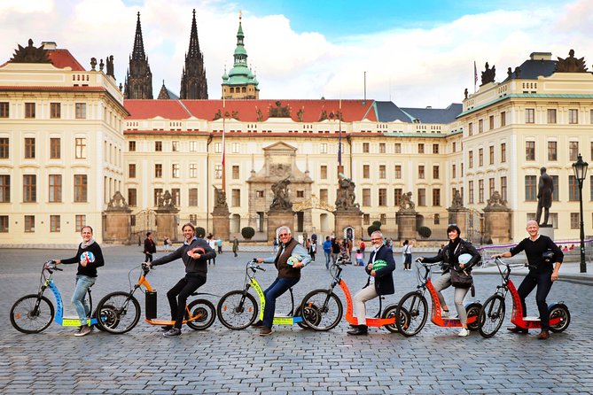 Prague: Electric Scooter & E Bike Live Guided Tour Included Amenities