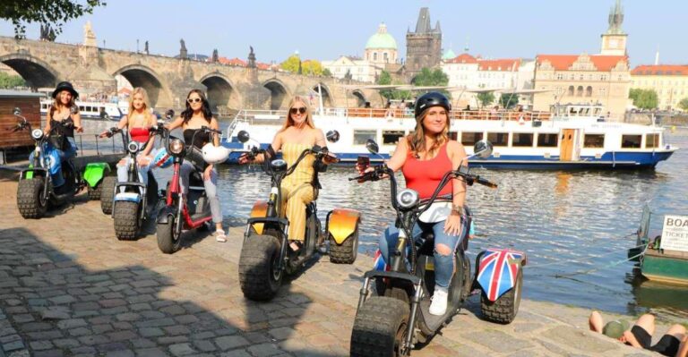 Prague: Electric Trike Viewpoints Tour With A Guide Tour Overview