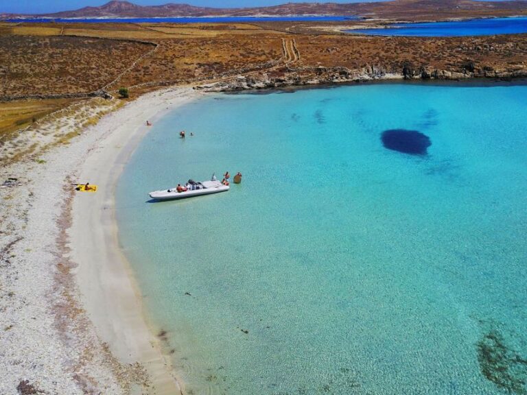 Private Boat Cruise To Delos And Rhenia Island Cruise Overview