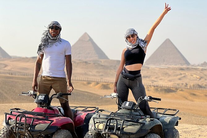 Private Guided Tour Giza Pyramids,Atv Bike,Camel Ride & Shopping