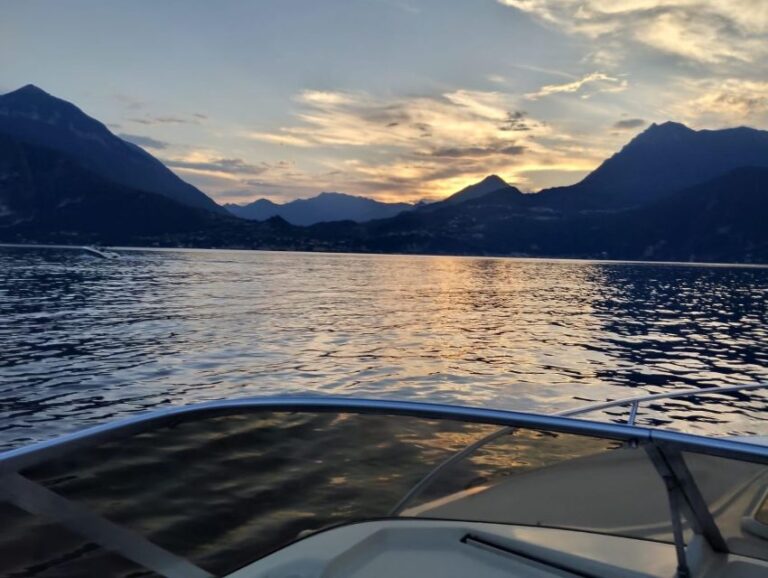 Private Luxury Boat Tour Of Lake Como With Stops & Drinks Boat Features And Amenities