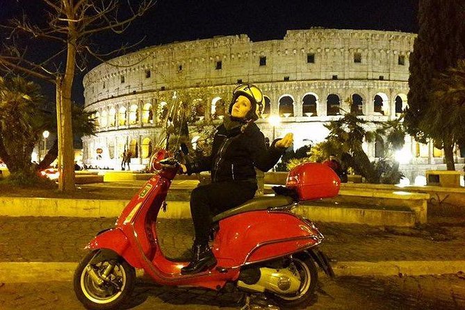 Private Rome By Night Vespa Tour Tour Overview