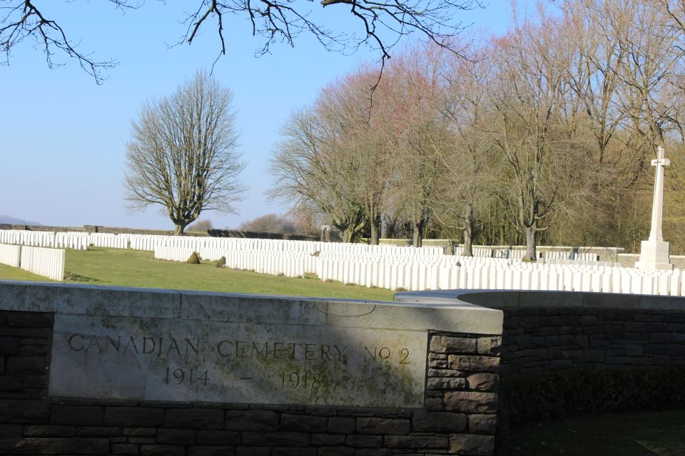 Private Round Trip Transfer From Arras to Vimy Ridge - Private Round-Trip Transfer Cost