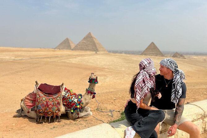 Private Tour Giza Pyramids Sphinx Memphis Saqqara Lunch Camelride