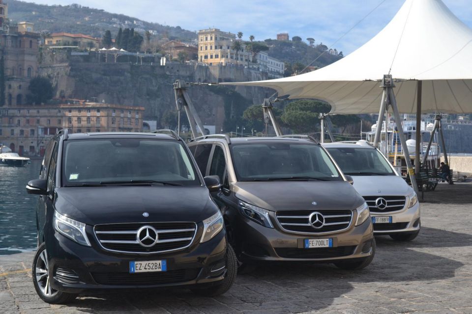 Private Transfer From Rome Airport/Train Station to Sorrento - Transfer Inclusions