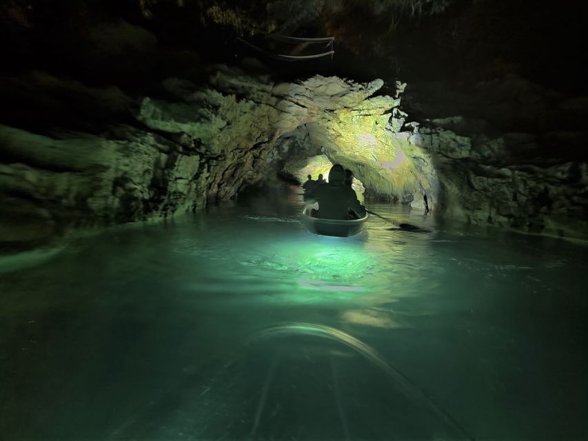 Pula: Blue Cave Illuminated Clear-Bottom Kayak Night Tour - Tour Overview