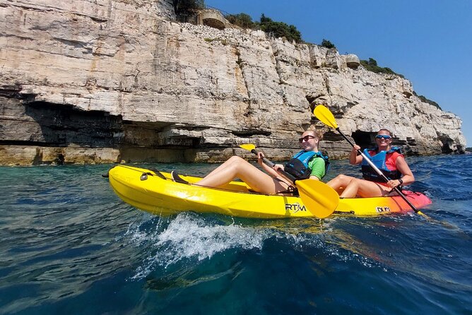 Pula Kayak Tour: Explore Blue Cave With Kayak + Snorkeling & Swimming