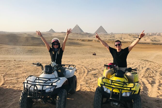 Pyramids,camel,quad Bike,vip Lunch,tickets And Dinner Cruise Tour Overview