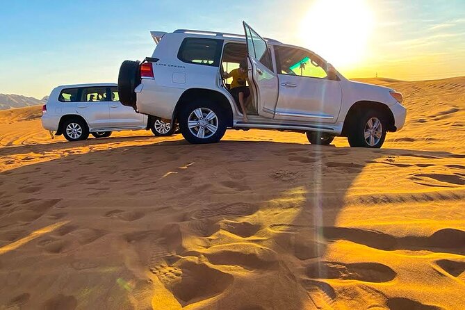 Relax Desert Safari Tour With Camel Ride And Sand Boarding Pickup Details