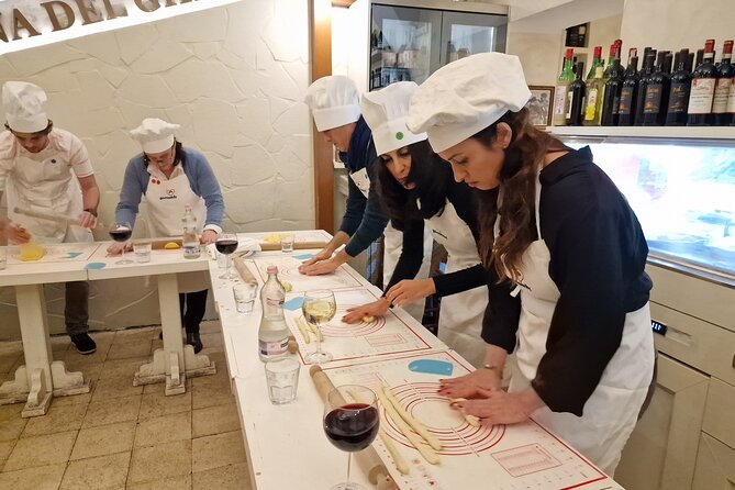 Roman Traditional Pasta Class With Historical Stroll & Dinner Highlights Of The Jewish Ghetto