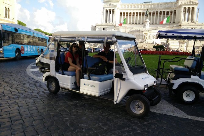 Rome Must See Golf Cart Tour: Pantheon Navona & Trevi Fountain