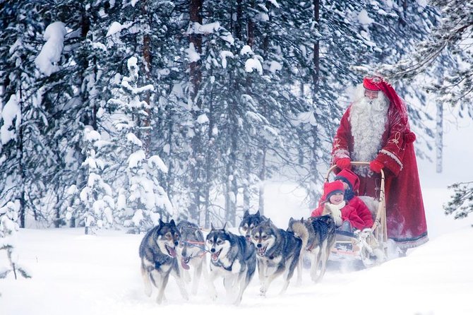 Rovaniemi Santa Claus Village Husky Reindeer Farm Arctic Museum