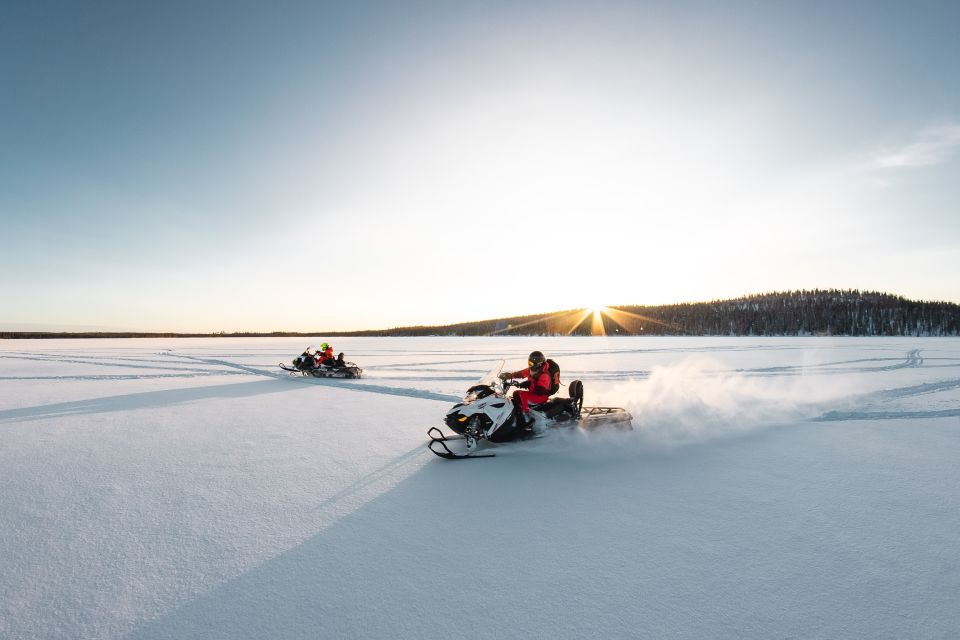 Rovaniemi: Snowmobile and Ice Fishing Adventure With Lunch - Snowmobile Tour Through Wilderness